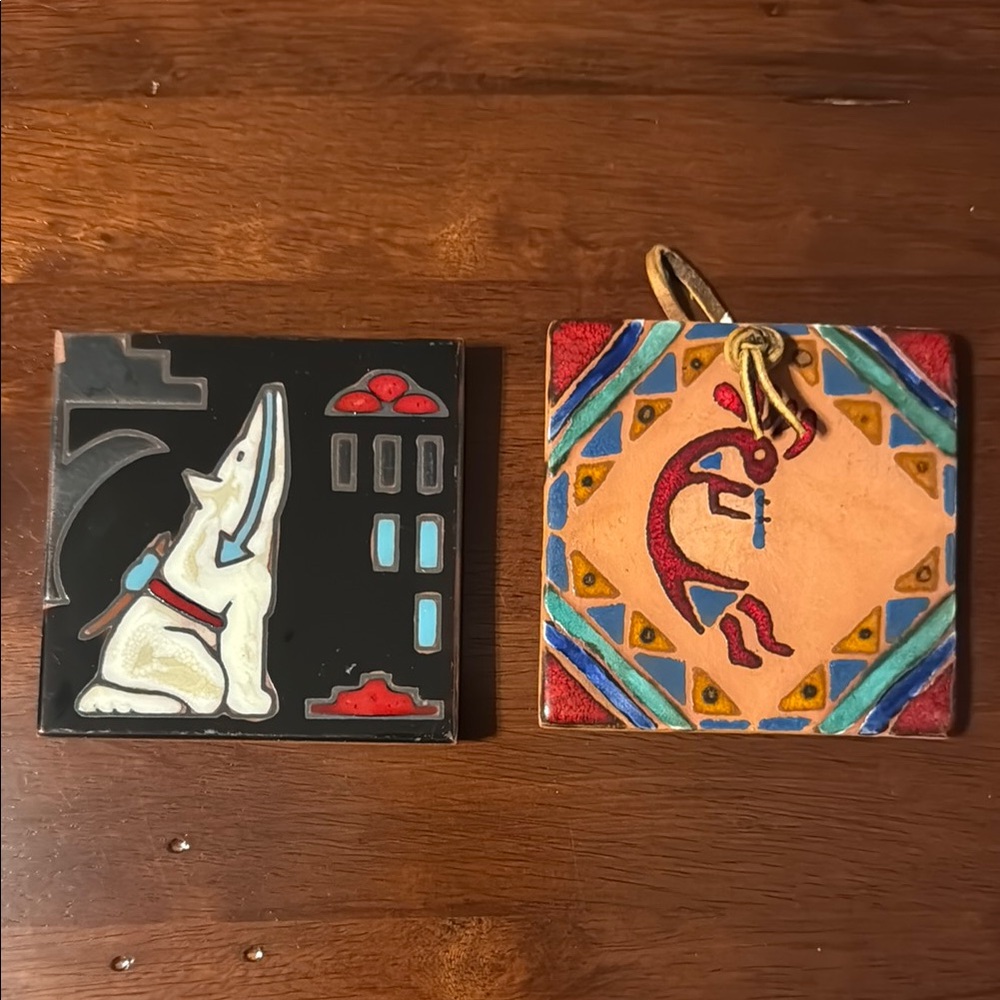 Handmade Southwestern Ceramic Art Tiles